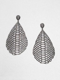 EXCLUSIVELY AT SAKS.COM From the Serpentine Collection. An exotic yet minimalist style featuring a open, snakeskin-inspired design accented with dazzling white sapphires. Black rhodium-plated sterling silverWhite sapphires14k gold post backDrop, about 2.25Imported EXCLUSIVELY AT SAKS.COM From the Serpentine Collection. An exotic yet minimalist style featuring a open, snakeskin-inspired design accented with dazzling white sapphires. Black rhodium-plated sterling silverWhite sapphires14k gold post backDrop, about 2.25Imported