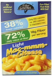 FiberGourmet Mac-mmm-Cheese, 7.25-Ounce Boxes (Pack of 6) FiberGourmet Mac-mmm-Cheese, 7.25-Ounce Boxes (Pack of 6)