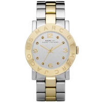 Marc by Marc Jacobs Amy Silver Dial Two Tone Stainless Steel Women's Watch - MBM3139 Marc by Marc Jacobs Amy Silver Dial Two Tone Stainless Steel Women's Watch - MBM3139