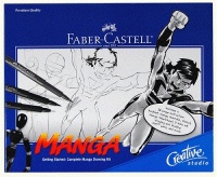 Faber-Castell Creative Studio Getting Started Art Kit Manga Drawing 800095 Faber-Castell Creative Studio Getting Started Art Kit Manga Drawing 800095