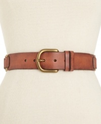 Your connection to everyday style. Fossil updates the classic leather belt with hinges and antiqued hardware. Your connection to everyday style. Fossil updates the classic leather belt with hinges and antiqued hardware.