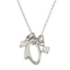 Fossil Jewelry Women's Stainless Steel heart Necklace