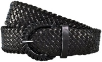 Vixen: Braided Metallic Faux PU Leather Belt for Trendy Women by 4fashion Vixen: Braided Metallic Faux PU Leather Belt for Trendy Women by 4fashion