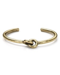 Simple and unique, Giles & Brother gold buckle cuff is essential for a well-dresssed wrist. Simple and unique, Giles & Brother gold buckle cuff is essential for a well-dresssed wrist.