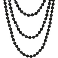 Carolee 7210mm Prl Rope Necklace (Jet) Carolee 7210mm Prl Rope Necklace (Jet)