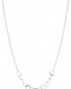 Melissa Joy Manning Sterling Silver Asymmetrical Circle Link Necklace