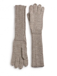 THE LOOKClassic silhouetteExtended ribbed cuffsTHE MATERIALBaby alpacaCARE & ORIGINDry clean or hand washMade in USA THE LOOKClassic silhouetteExtended ribbed cuffsTHE MATERIALBaby alpacaCARE & ORIGINDry clean or hand washMade in USA