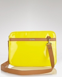 We love Rebecca Minkoff's bold, trend-right accessories, and this neon laptop case is a perfect example of the look. Use it to upgrade your style status. We love Rebecca Minkoff's bold, trend-right accessories, and this neon laptop case is a perfect example of the look. Use it to upgrade your style status.
