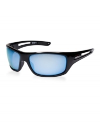 Revo Guide was designed to provide unparalleled performance features for the active water enthusiast. The tall frame and stem are designed to wrap around the face and block ambient light reflected off the water while providing maximum visibility, and made from the seed of the castor bean plant. Revo has engineered the water lens to eliminate glare and adjust for the natural blues and greens that are reflected in and around water, allowing you to see more naturally balanced colors. While some lenses address this problem by blocking the blue/green color range, the Revo water lens filters certain wavelengths only, for the most accurate colors without distortion. You get clarity, accuracy and amazing visual enhancement. Take the water lens fishing, boating or to any water-related activity. Includes a removable lens leash made from buoyant material and designed to keep the eyewear securely in place. Revo Guide was designed to provide unparalleled performance features for the active water enthusiast. The tall frame and stem are designed to wrap around the face and block ambient light reflected off the water while providing maximum visibility, and made from the seed of the castor bean plant. Revo has engineered the water lens to eliminate glare and adjust for the natural blues and greens that are reflected in and around water, allowing you to see more naturally balanced colors. While some lenses address this problem by blocking the blue/green color range, the Revo water lens filters certain wavelengths only, for the most accurate colors without distortion. You get clarity, accuracy and amazing visual enhancement. Take the water lens fishing, boating or to any water-related activity. Includes a removable lens leash made from buoyant material and designed to keep the eyewear securely in place.