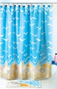 SEASHELL sea shell beach SHOWER Curtain bathroom decor SEASHELL sea shell beach SHOWER Curtain bathroom decor