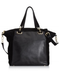 Round off any look with this cool classic from Vince Camuo that's posh and practical. With buttery-soft leather, gleaming hardware and generous interior, it's easy to understand why this carryall is so coveted. Round off any look with this cool classic from Vince Camuo that's posh and practical. With buttery-soft leather, gleaming hardware and generous interior, it's easy to understand why this carryall is so coveted.