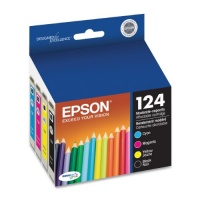 Epson T124120-BCS Epson DURABrite Ultra 124 Moderate-capacity Ink Cartridge Black and Color Combo Pack (C/M/Y/K) (T124120-BCS) Ink Epson T124120-BCS Epson DURABrite Ultra 124 Moderate-capacity Ink Cartridge Black and Color Combo Pack (C/M/Y/K) (T124120-BCS) Ink