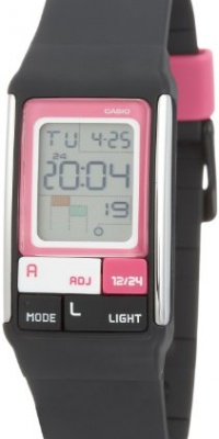 Casio LDF-52-1A Ladies Black Poptone Digital Watch Casio LDF-52-1A Ladies Black Poptone Digital Watch