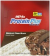 MET-Rx Protein Plus Protein Bar, Chocolate Fudge Deluxe, 3-Ounce Bars (Pack of 12)