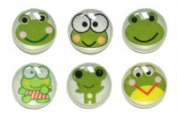 6 Pieces Green Froggy Frog Frogs 3D Semi-Circular Home Button Stickers for iPhone 5 4/4s 3GS 3G, iPad 2, iPad Mini, iTouch 6 Pieces Green Froggy Frog Frogs 3D Semi-Circular Home Button Stickers for iPhone 5 4/4s 3GS 3G, iPad 2, iPad Mini, iTouch