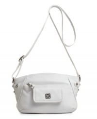 Giani Bernini combines function and fashion for a smart leather crossbody purse finished in on-trend hues. Giani Bernini combines function and fashion for a smart leather crossbody purse finished in on-trend hues.