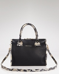 This subtle See by Chloé satchel is dressed up in leather, accented by skin-embossed trims. Styled for on-duty versatility, it zips open to a lined interior with multiple pockets. This subtle See by Chloé satchel is dressed up in leather, accented by skin-embossed trims. Styled for on-duty versatility, it zips open to a lined interior with multiple pockets.