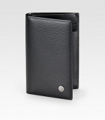 Store your business with class and style, handsomely crafted in textured Italian leather.Four card slotsLeather3W x 4¼HMade in Italy