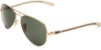 Ray-Ban RB8307 Aviator Tech Sunglasses 58 mm, Non-Polarized, Gold/Green Ray-Ban RB8307 Aviator Tech Sunglasses 58 mm, Non-Polarized, Gold/Green