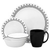 Corelle Livingware City Block 30-Piece Dinnerware Set, Service for 6