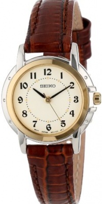 Seiko Women's SXGA02 Brown Leather Strap Watch Seiko Women's SXGA02 Brown Leather Strap Watch