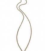 Marc Jacobs Jewelry Brass Ox Crystal Flower Long Necklace