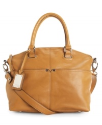 For a perfectly polished and professional look, look no further than Tignanello's Polish Pocket convertible satchel. For a perfectly polished and professional look, look no further than Tignanello's Polish Pocket convertible satchel.
