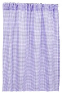 Tadpoles Classics Set of 2 Gingham Rod Pocket Curtain Panels, Lavender Tadpoles Classics Set of 2 Gingham Rod Pocket Curtain Panels, Lavender