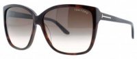 Tom Ford Lydia FT0228 Sunglasses - 52F Havana (Brown Gradient Lens) - 61mm Tom Ford Lydia FT0228 Sunglasses - 52F Havana (Brown Gradient Lens) - 61mm
