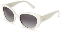 Kate Spade Womens FRANCA 0EG8 Cat Eye Plastic Sunglasses,Ivory Frame/Grey Gradient Lens,One size Kate Spade Womens FRANCA 0EG8 Cat Eye Plastic Sunglasses,Ivory Frame/Grey Gradient Lens,One size