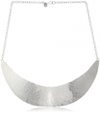 Melissa Joy Manning Mixed Metals Silver Hammered Collar Necklace Melissa Joy Manning Mixed Metals Silver Hammered Collar Necklace