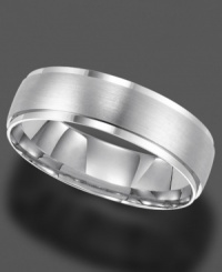 Smooth, comfortable style for every day. This stunning ring is crafted in 14k white gold. Smooth, comfortable style for every day. This stunning ring is crafted in 14k white gold.