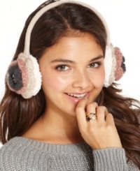 Flower flair. Whether you're hitting the slopes or out walking the dog, these cozy knit ear warmers from American Rag will keep you warm. With flirty floral and sequin detailing, they'll make a serious style statement wherever you go. Flower flair. Whether you're hitting the slopes or out walking the dog, these cozy knit ear warmers from American Rag will keep you warm. With flirty floral and sequin detailing, they'll make a serious style statement wherever you go.