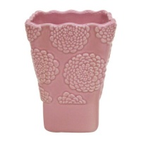 Allure Home Creations Stella Pink Ceramic Tumbler Allure Home Creations Stella Pink Ceramic Tumbler