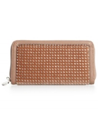 Fit for a princess. This glam little goodie from Betsey Johnson is the ultimate it-girl accessory. Poised, pocket-lined and dressed to impress in shimmery rhinestones, it's perfectly palace-worthy Fit for a princess. This glam little goodie from Betsey Johnson is the ultimate it-girl accessory. Poised, pocket-lined and dressed to impress in shimmery rhinestones, it's perfectly palace-worthy