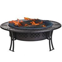 CobraCo FB8008 Diamond Mesh Fire Pit with Screen and Cover CobraCo FB8008 Diamond Mesh Fire Pit with Screen and Cover