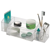 InterDesign 12-Inch Med+ Drawer Caddy, Clear InterDesign 12-Inch Med+ Drawer Caddy, Clear