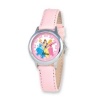 Disney Princess Kids Pink Leather Band Time Teacher Watch