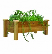 Gronomics RPB 18 - 48 18-Inch by 48-Inch by 19-Inch Rustic Planter Box, Unfinished Gronomics RPB 18 - 48 18-Inch by 48-Inch by 19-Inch Rustic Planter Box, Unfinished