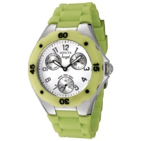 Invicta Women's 0697 Angel Collection Stainless Steel Lime Green Polyurethane Watch Invicta Women's 0697 Angel Collection Stainless Steel Lime Green Polyurethane Watch
