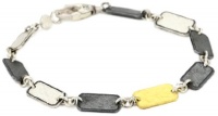 GURHAN Contour Soft Dark and White Silver Bracelet GURHAN Contour Soft Dark and White Silver Bracelet