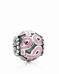 A portion of the proceeds for this beautiful and inspiring charm benefits the Susan G. Komen for the Cure® in support of their mission to save lives and end breast cancer forever. A portion of the proceeds for this beautiful and inspiring charm benefits the Susan G. Komen for the Cure® in support of their mission to save lives and end breast cancer forever.