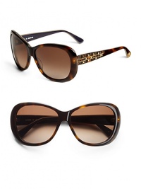 THE LOOKRounded square silhouetteVariegated handmade acetate framesEtched grid and Austrian crystals on temples, arms and tipsORIGINImported THE LOOKRounded square silhouetteVariegated handmade acetate framesEtched grid and Austrian crystals on temples, arms and tipsORIGINImported