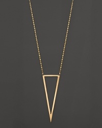 Lana captures modern simplicity with this 14K gold pendant necklace. Lana captures modern simplicity with this 14K gold pendant necklace.