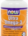 Now Foods Ultra Omega 3, Fish Oil Soft-gels, 180-Count