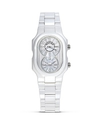 A beautifully constructed watch from Philip Stein, featuring double quartz analog display. A beautifully constructed watch from Philip Stein, featuring double quartz analog display.