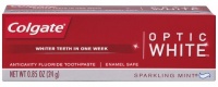 Colgate Optic White Toothpaste Travel Size, Sparkling Mint, 0.85 Ounce (Pack of 24) Colgate Optic White Toothpaste Travel Size, Sparkling Mint, 0.85 Ounce (Pack of 24)