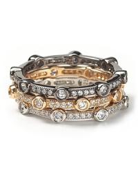 Crislu Micro Pave Stack Ring Crislu Micro Pave Stack Ring
