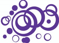 Purple Wall Vinyl Sticker Decal Circles, Bubbles, Dots 25+ Pc Purple Wall Vinyl Sticker Decal Circles, Bubbles, Dots 25+ Pc