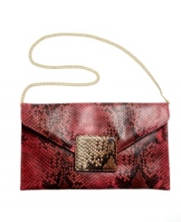 The perfect choice for your next night on the town. The Taylor Clutch from Danielle Nicole features an elegant chain shoulder strap and refined envelope silhouette. The perfect choice for your next night on the town. The Taylor Clutch from Danielle Nicole features an elegant chain shoulder strap and refined envelope silhouette.